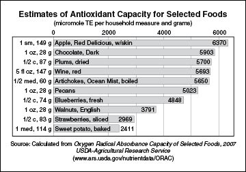 Antioxidant Food Chart